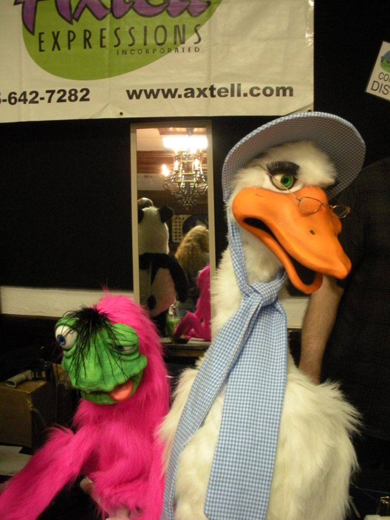 Steve Axtell's puppets